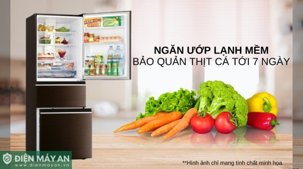 Tủ lạnh Mitsubishi Electric Inverter 330 lít MR-CX41ER-BRW-V